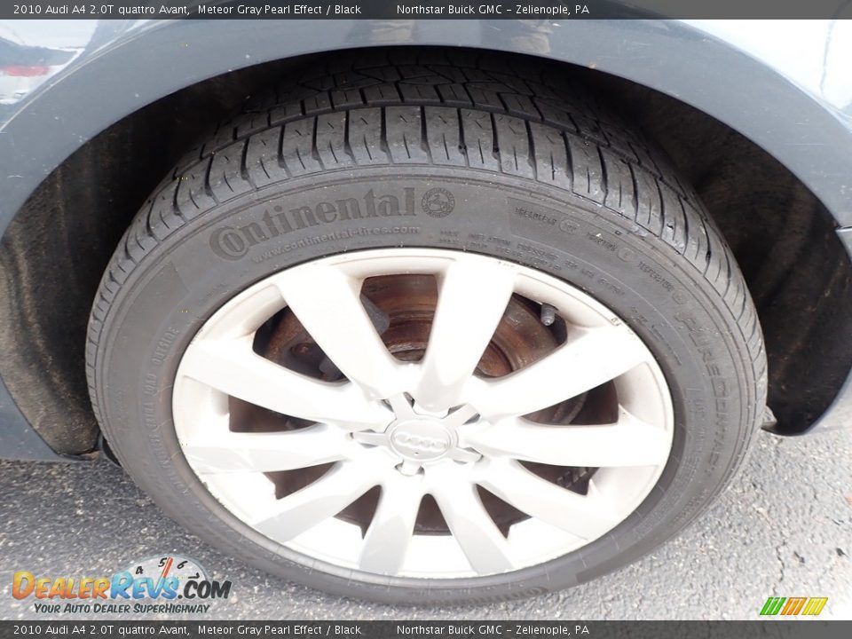 2010 Audi A4 2.0T quattro Avant Meteor Gray Pearl Effect / Black Photo #14