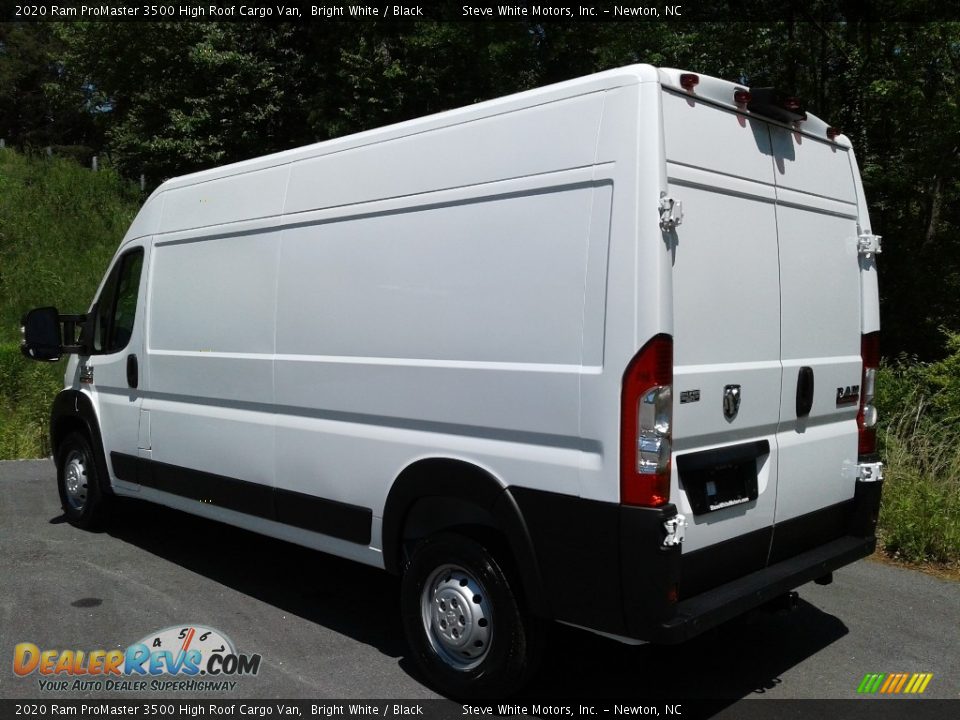 2020 Ram ProMaster 3500 High Roof Cargo Van Bright White / Black Photo #9