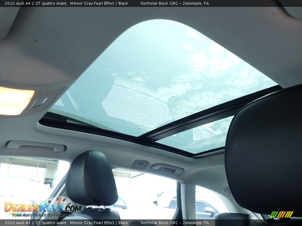 2010 Audi A4 2.0T quattro Avant Meteor Gray Pearl Effect / Black Photo #17