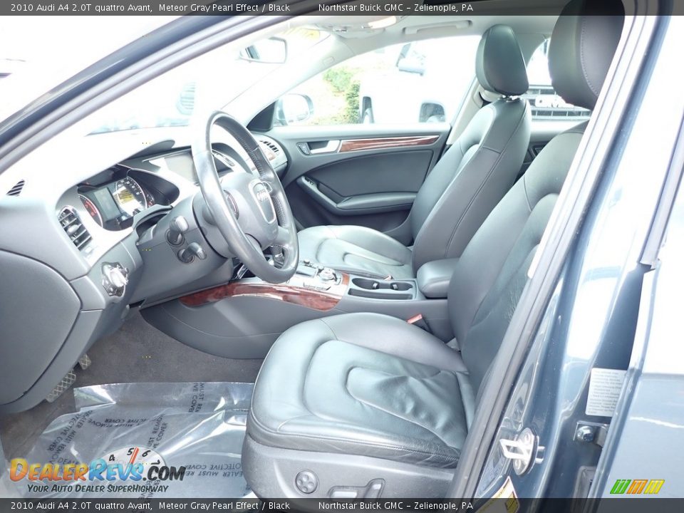 2010 Audi A4 2.0T quattro Avant Meteor Gray Pearl Effect / Black Photo #19