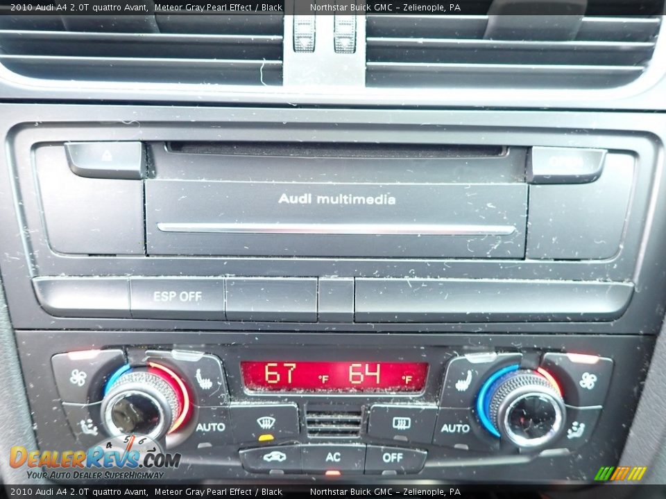 2010 Audi A4 2.0T quattro Avant Meteor Gray Pearl Effect / Black Photo #26