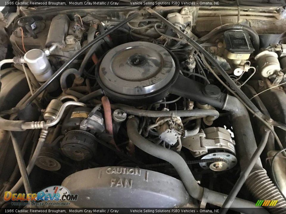 1986 Cadillac Fleetwood Brougham 5.0 Liter OHV 16-Valve V8 Engine Photo #4