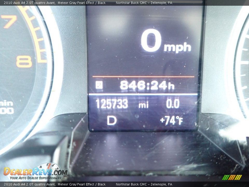2010 Audi A4 2.0T quattro Avant Meteor Gray Pearl Effect / Black Photo #30