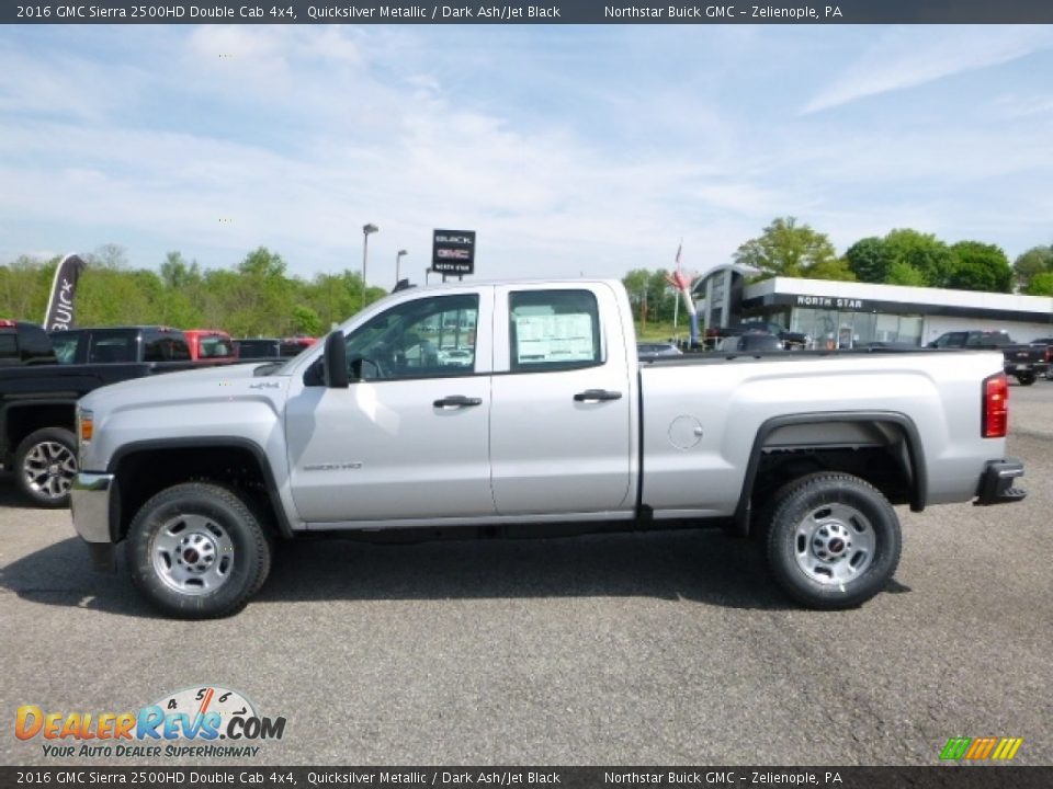 Quicksilver Metallic 2016 GMC Sierra 2500HD Double Cab 4x4 Photo #2