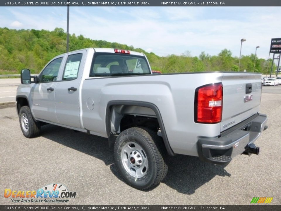 Quicksilver Metallic 2016 GMC Sierra 2500HD Double Cab 4x4 Photo #3