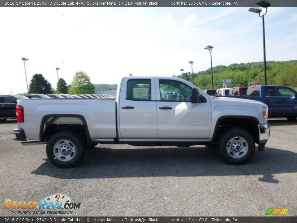 Quicksilver Metallic 2016 GMC Sierra 2500HD Double Cab 4x4 Photo #6