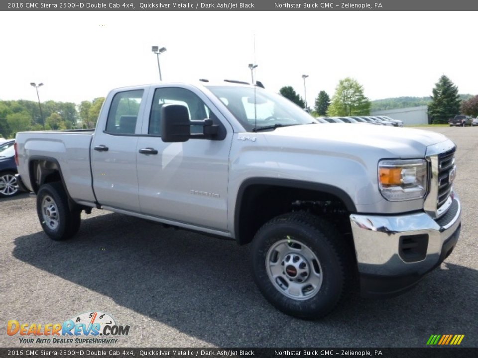 Quicksilver Metallic 2016 GMC Sierra 2500HD Double Cab 4x4 Photo #7