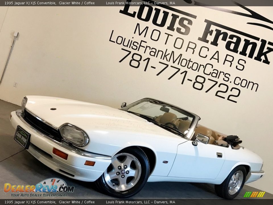 1995 Jaguar XJ XJS Convertible Glacier White / Coffee Photo #1