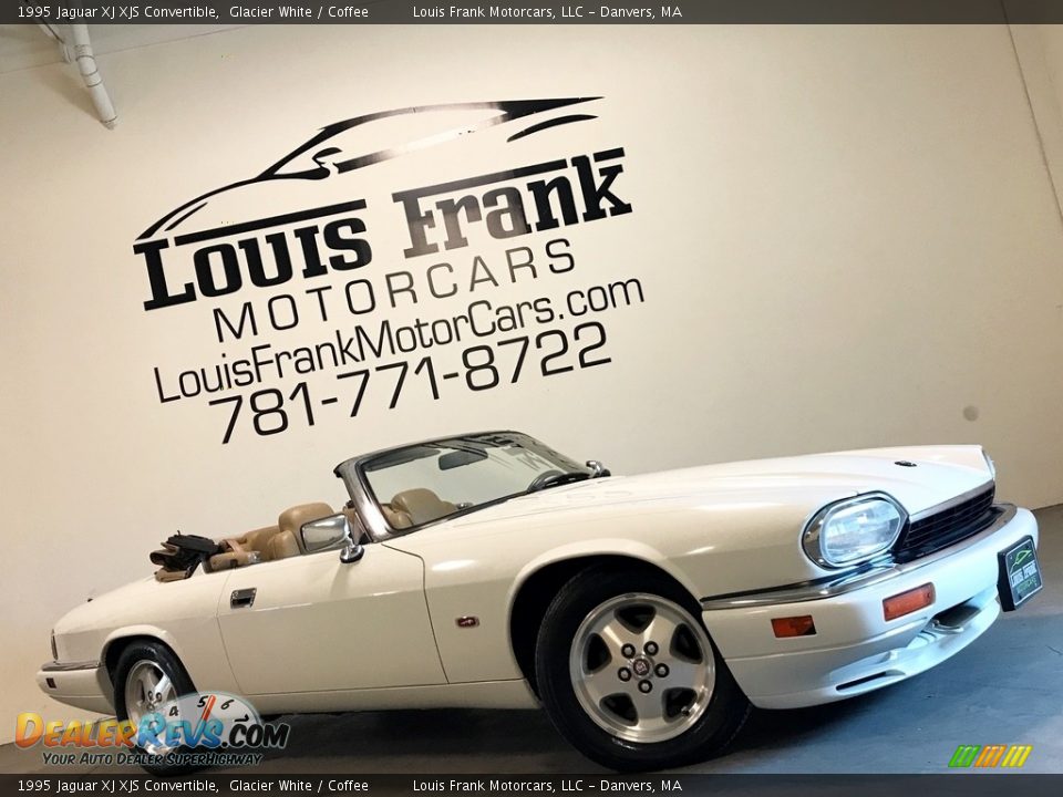1995 Jaguar XJ XJS Convertible Glacier White / Coffee Photo #3