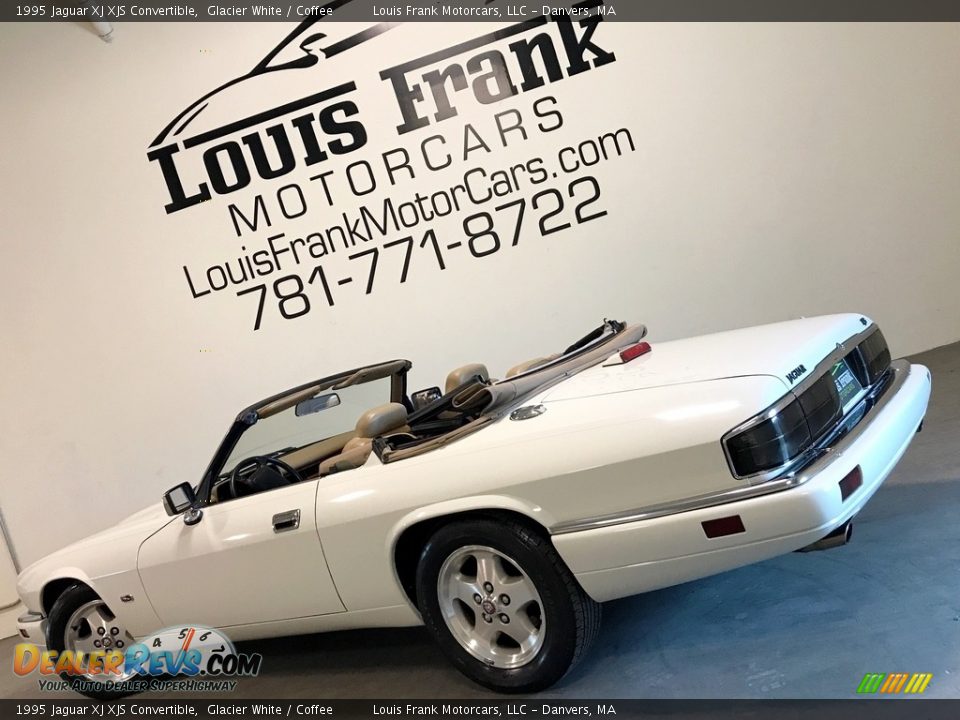 1995 Jaguar XJ XJS Convertible Glacier White / Coffee Photo #4