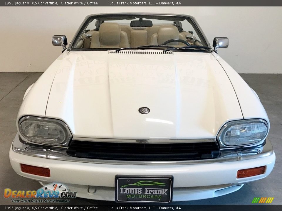 1995 Jaguar XJ XJS Convertible Glacier White / Coffee Photo #7