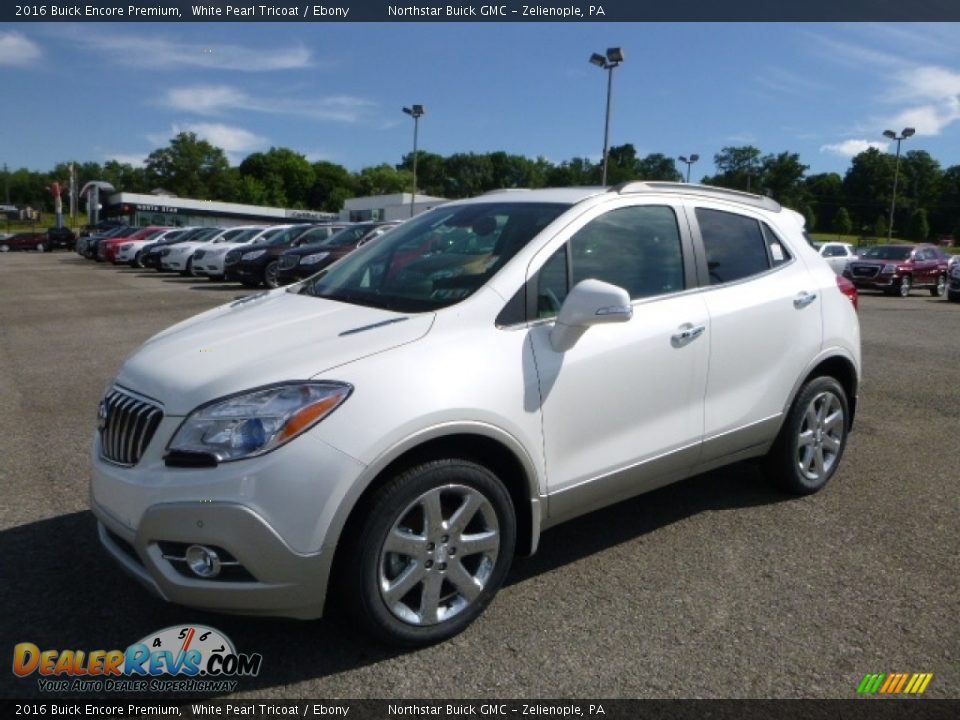 2016 Buick Encore Premium White Pearl Tricoat / Ebony Photo #1