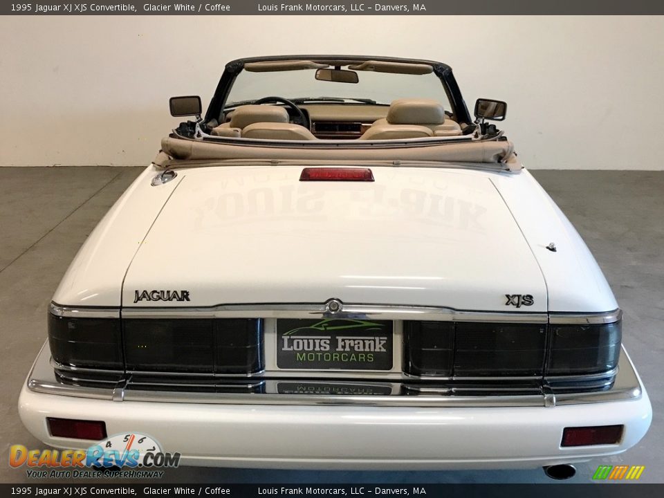 1995 Jaguar XJ XJS Convertible Glacier White / Coffee Photo #8
