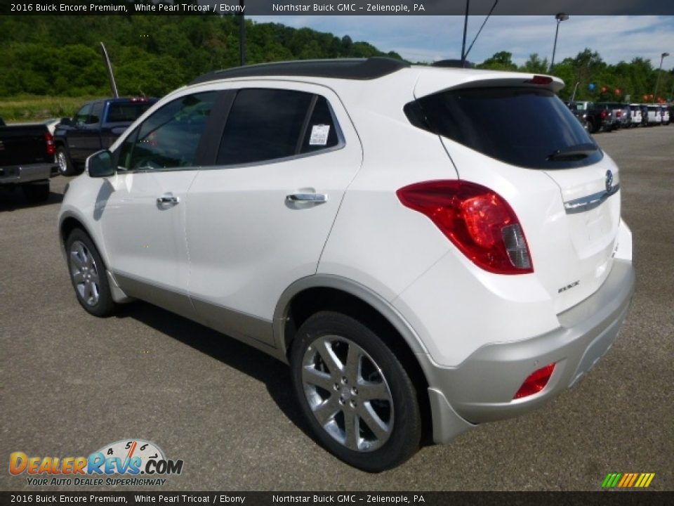 2016 Buick Encore Premium White Pearl Tricoat / Ebony Photo #3