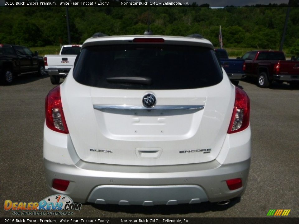 2016 Buick Encore Premium White Pearl Tricoat / Ebony Photo #4