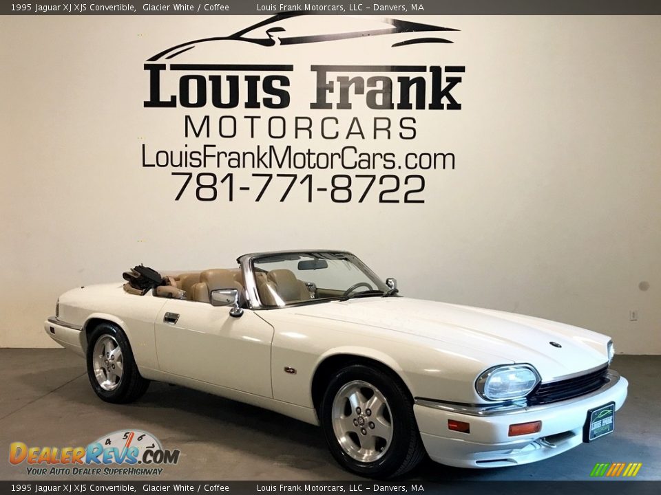 1995 Jaguar XJ XJS Convertible Glacier White / Coffee Photo #19