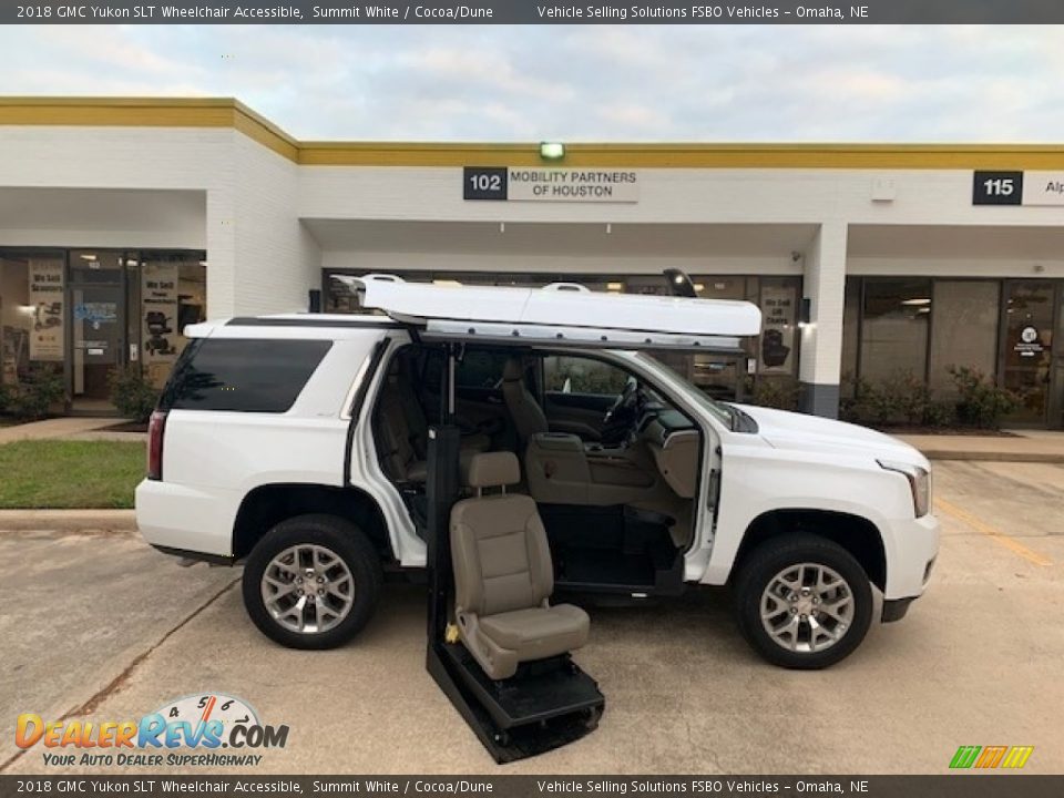 Summit White 2018 GMC Yukon SLT Wheelchair Accessible Photo #7