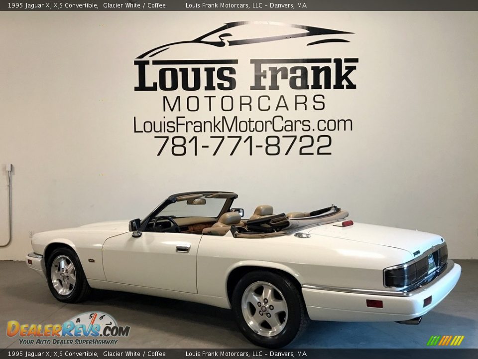 1995 Jaguar XJ XJS Convertible Glacier White / Coffee Photo #20
