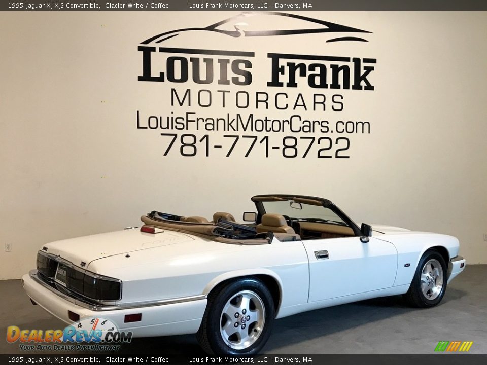 1995 Jaguar XJ XJS Convertible Glacier White / Coffee Photo #21