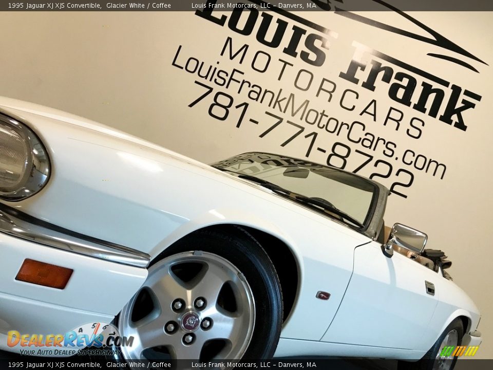 1995 Jaguar XJ XJS Convertible Glacier White / Coffee Photo #22