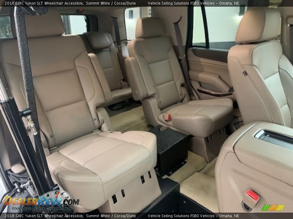 Rear Seat of 2018 GMC Yukon SLT Wheelchair Accessible Photo #13