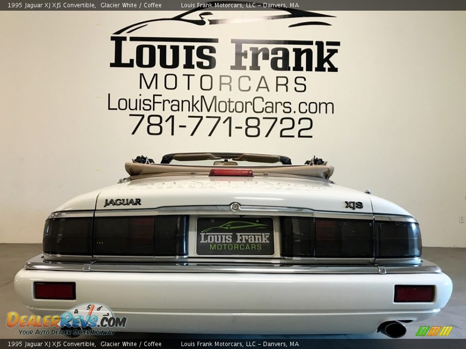 1995 Jaguar XJ XJS Convertible Glacier White / Coffee Photo #30