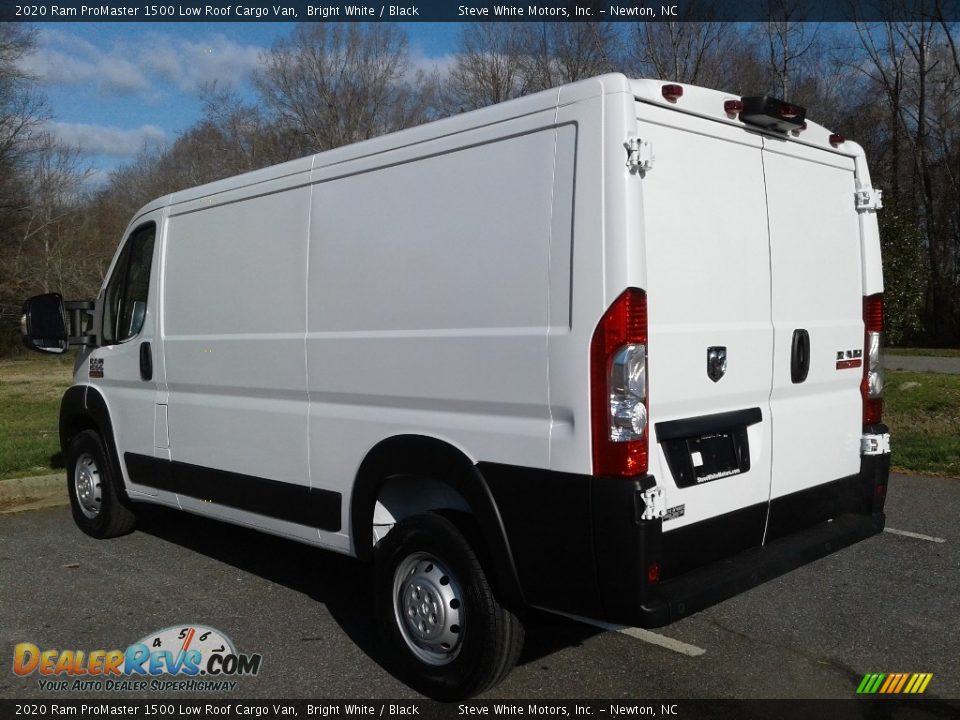 2020 Ram ProMaster 1500 Low Roof Cargo Van Bright White / Black Photo #8