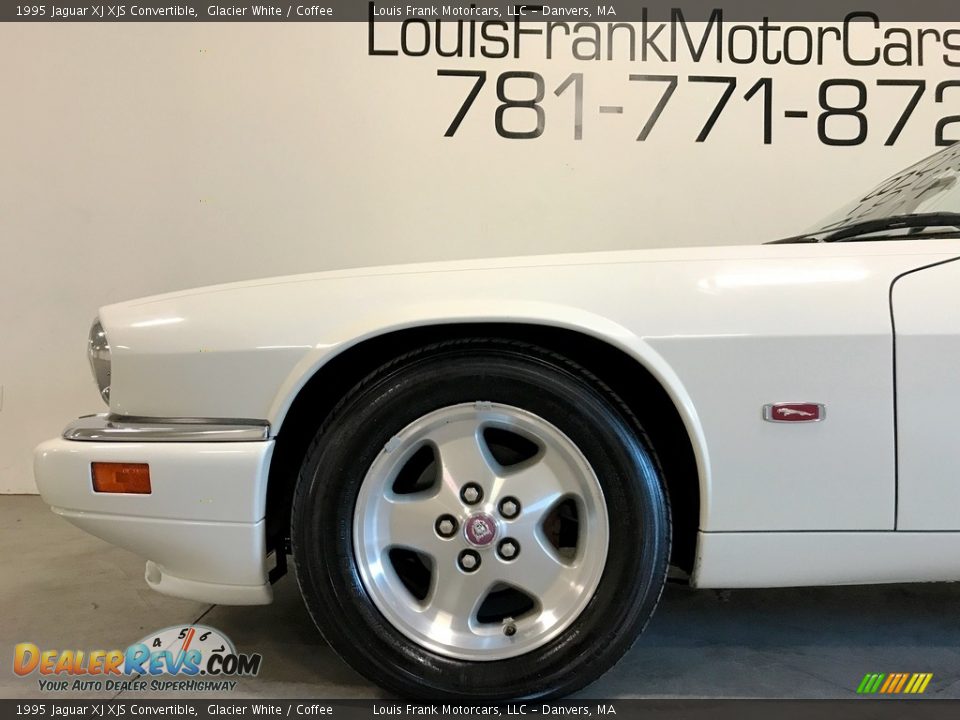 1995 Jaguar XJ XJS Convertible Glacier White / Coffee Photo #32