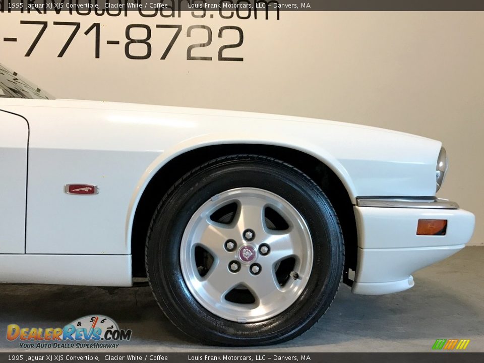 1995 Jaguar XJ XJS Convertible Glacier White / Coffee Photo #33