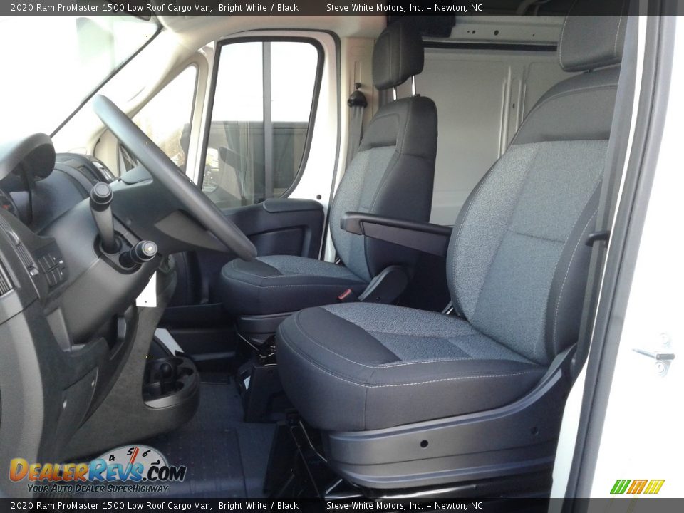Black Interior - 2020 Ram ProMaster 1500 Low Roof Cargo Van Photo #10