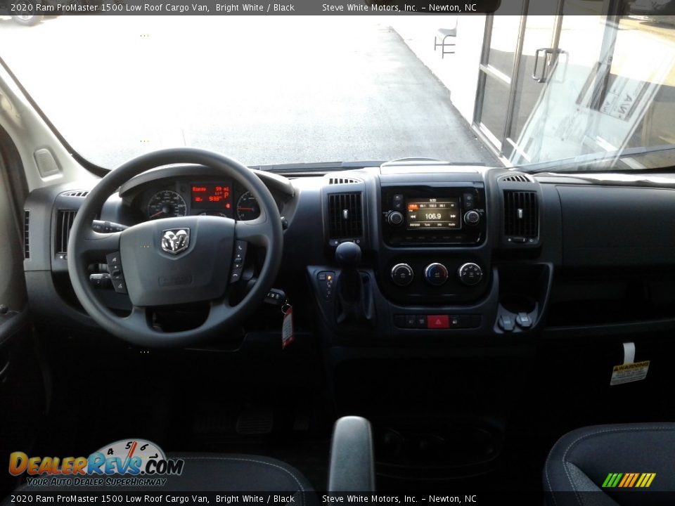 2020 Ram ProMaster 1500 Low Roof Cargo Van Bright White / Black Photo #15