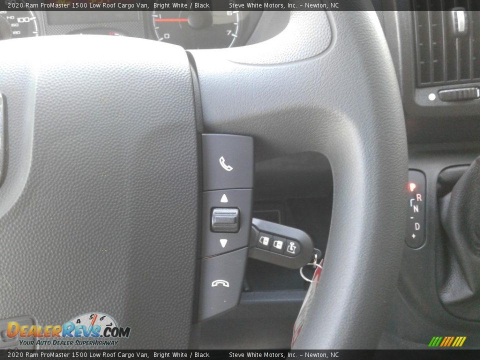 2020 Ram ProMaster 1500 Low Roof Cargo Van Bright White / Black Photo #17