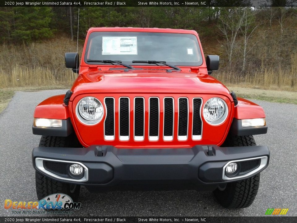 2020 Jeep Wrangler Unlimited Sahara 4x4 Firecracker Red / Black Photo #3