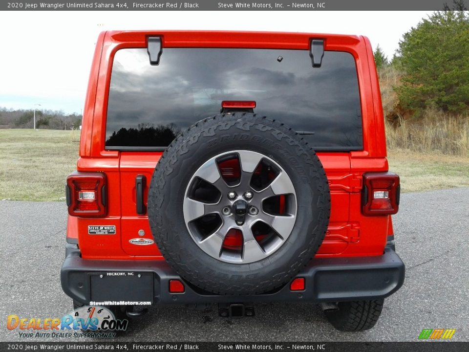 2020 Jeep Wrangler Unlimited Sahara 4x4 Firecracker Red / Black Photo #7