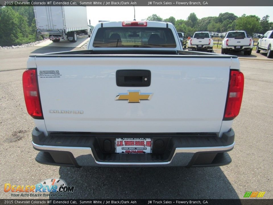 2015 Chevrolet Colorado WT Extended Cab Summit White / Jet Black/Dark Ash Photo #4