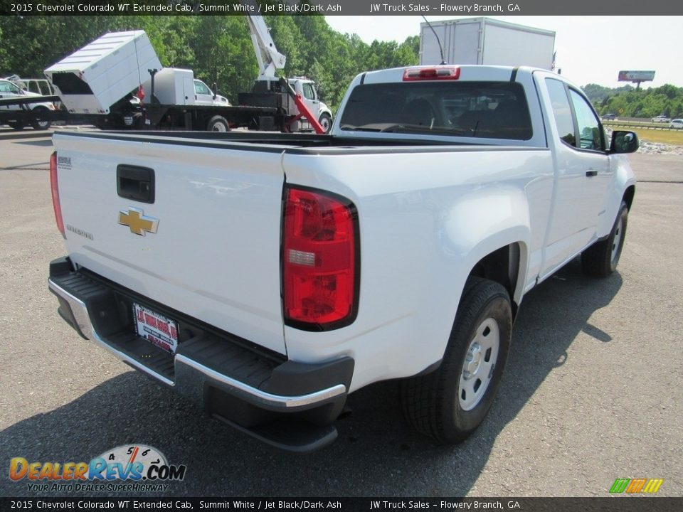 2015 Chevrolet Colorado WT Extended Cab Summit White / Jet Black/Dark Ash Photo #5