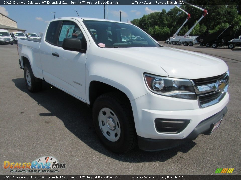 2015 Chevrolet Colorado WT Extended Cab Summit White / Jet Black/Dark Ash Photo #7