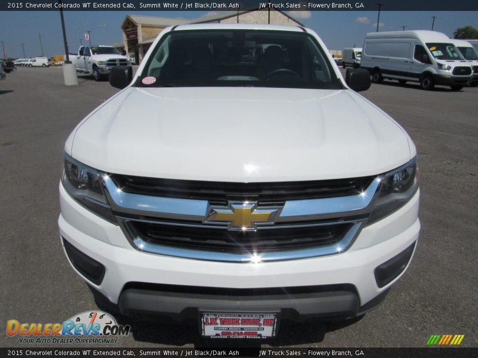 2015 Chevrolet Colorado WT Extended Cab Summit White / Jet Black/Dark Ash Photo #8