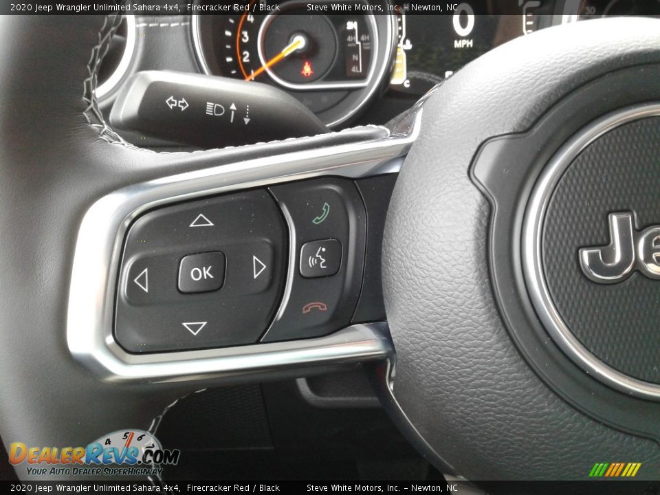 2020 Jeep Wrangler Unlimited Sahara 4x4 Steering Wheel Photo #21