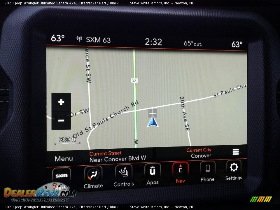 Navigation of 2020 Jeep Wrangler Unlimited Sahara 4x4 Photo #25