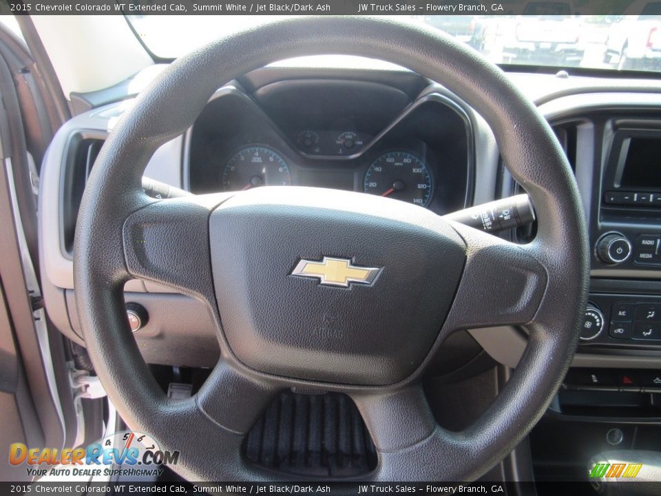 2015 Chevrolet Colorado WT Extended Cab Summit White / Jet Black/Dark Ash Photo #19