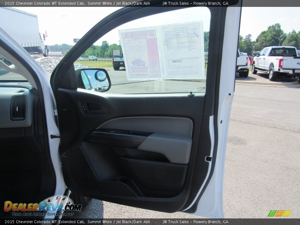 2015 Chevrolet Colorado WT Extended Cab Summit White / Jet Black/Dark Ash Photo #34