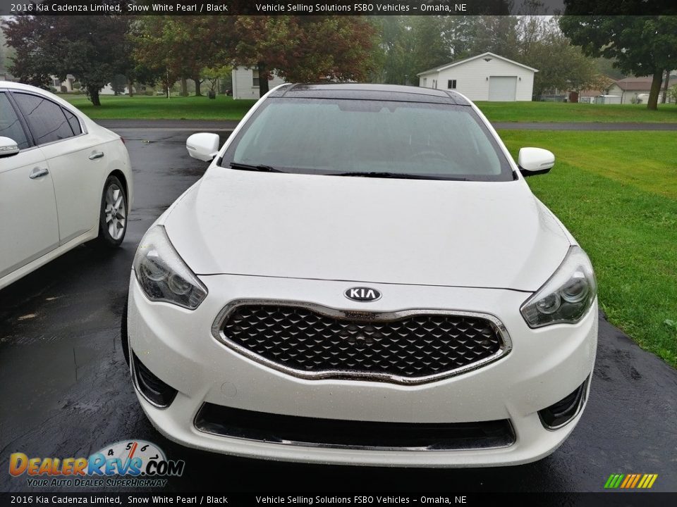 2016 Kia Cadenza Limited Snow White Pearl / Black Photo #7