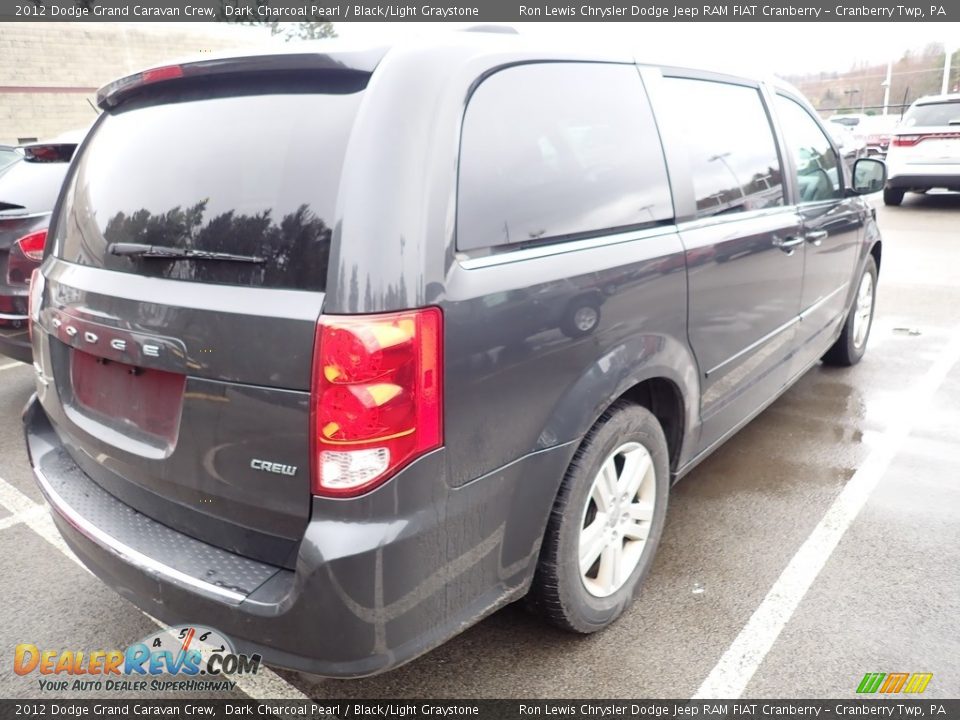 2012 Dodge Grand Caravan Crew Dark Charcoal Pearl / Black/Light Graystone Photo #3