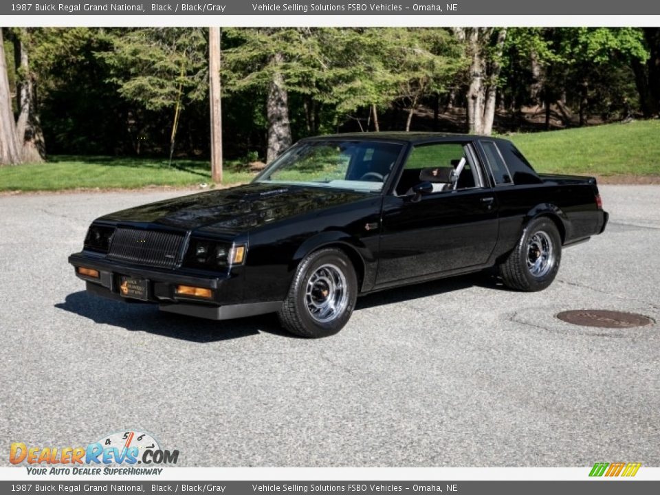 1987 Buick Regal Grand National Black / Black/Gray Photo #1