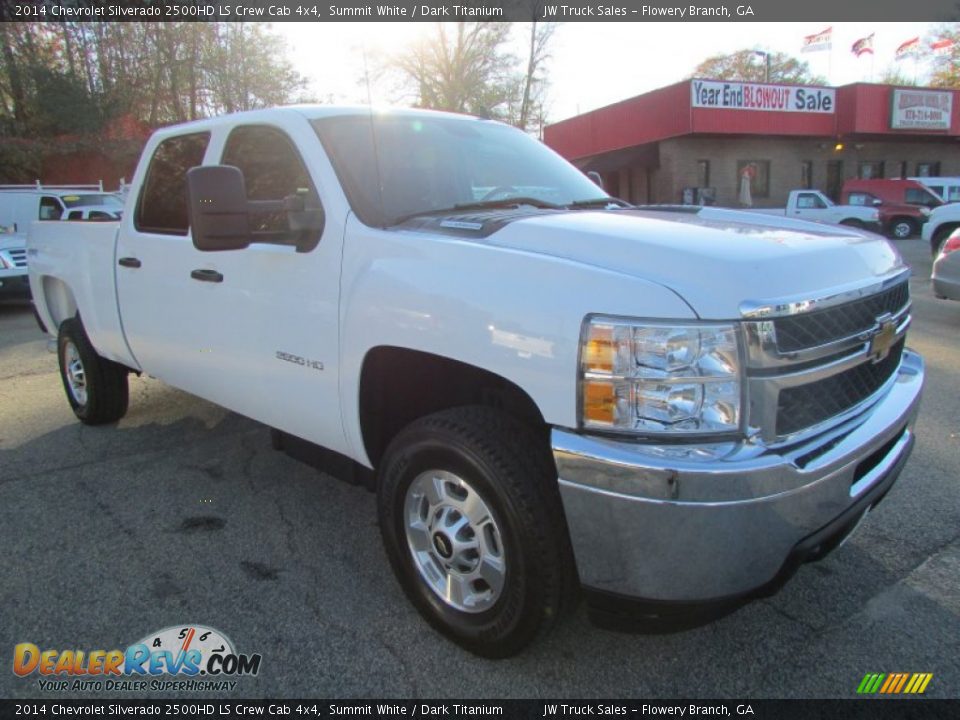 Summit White 2014 Chevrolet Silverado 2500HD LS Crew Cab 4x4 Photo #5