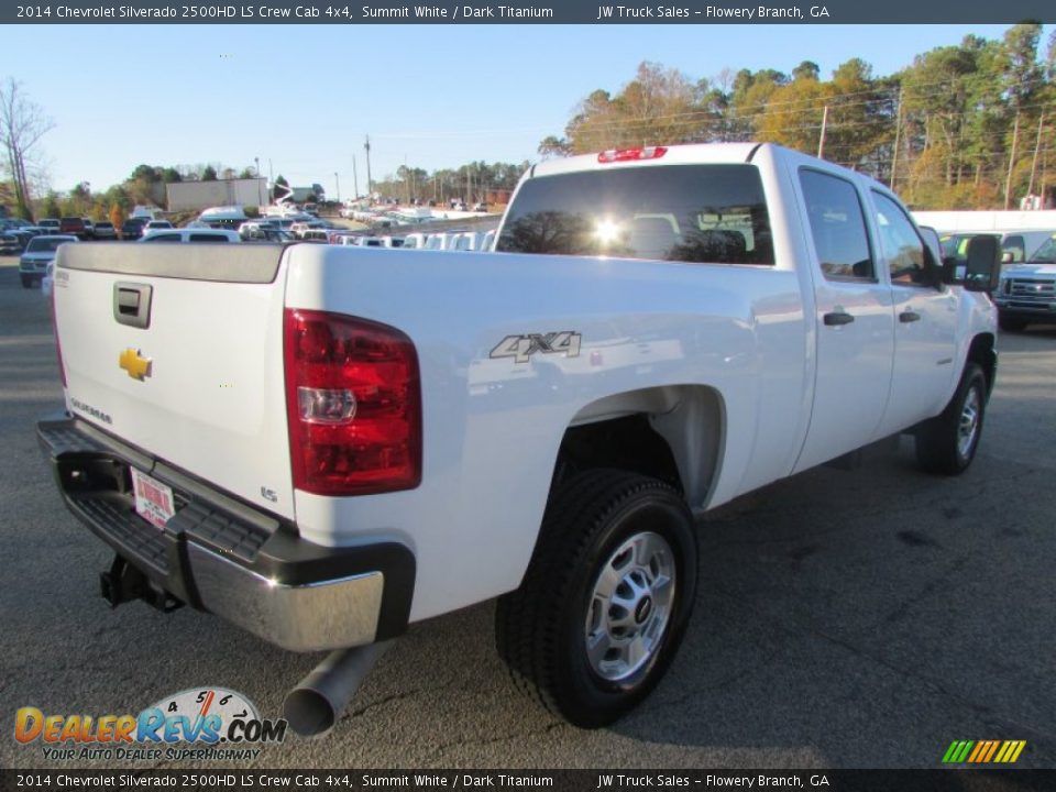 2014 Chevrolet Silverado 2500HD LS Crew Cab 4x4 Summit White / Dark Titanium Photo #6