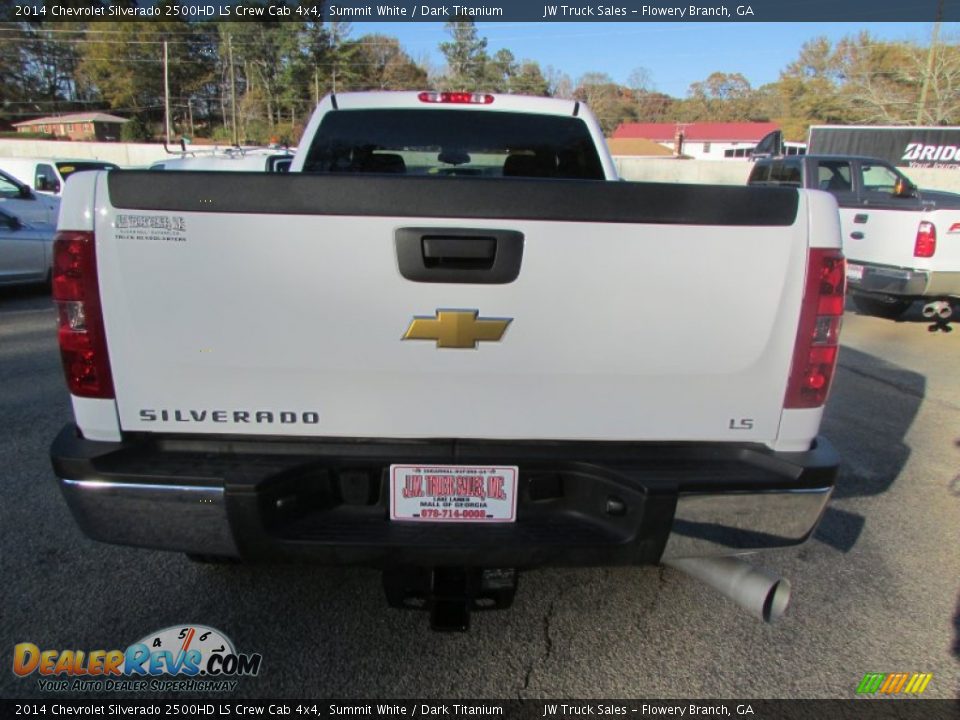2014 Chevrolet Silverado 2500HD LS Crew Cab 4x4 Summit White / Dark Titanium Photo #7