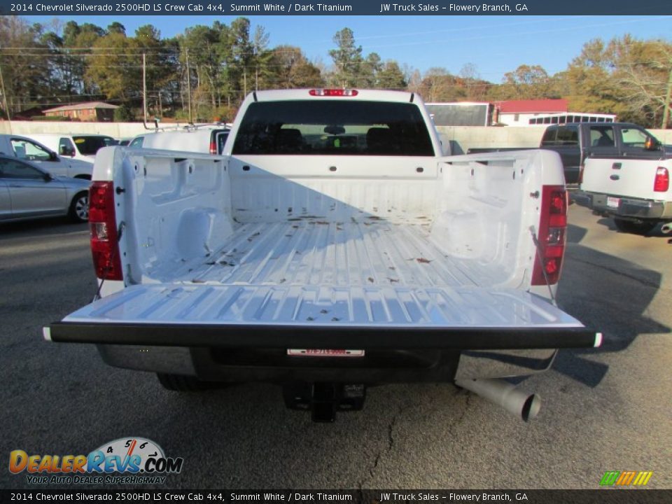 2014 Chevrolet Silverado 2500HD LS Crew Cab 4x4 Summit White / Dark Titanium Photo #8