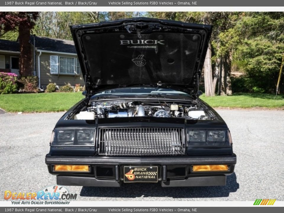 1987 Buick Regal Grand National Black / Black/Gray Photo #8